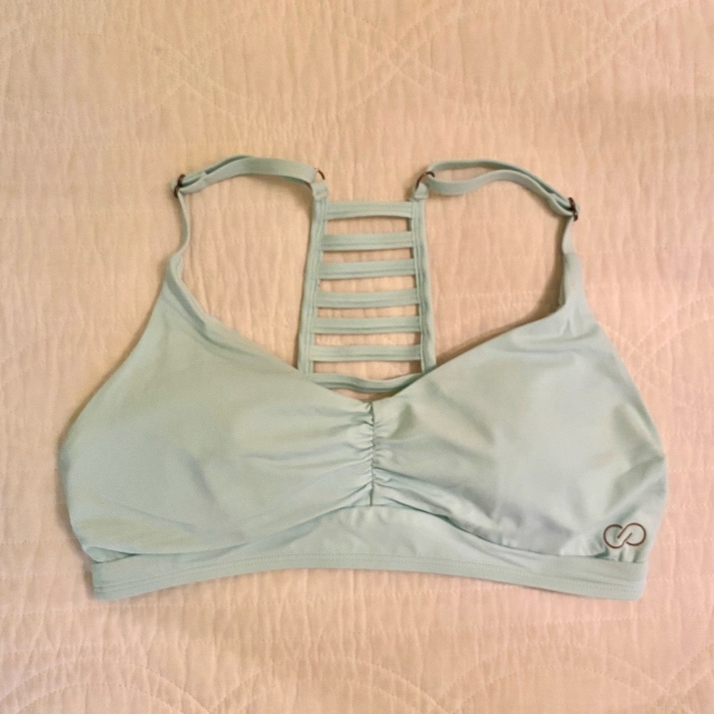 Women's Light Blue Strappy Bralette